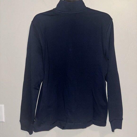 Ted Baker London Men’s Navy 1/2 Zip Preppy Pullover Casual Sweater Size 4 - Picture 9 of 12